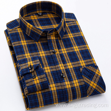 Comfortable and breathable 100% cotton flannel shirt